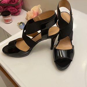 Black stiletto heels